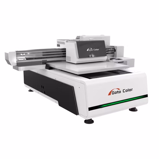 Gotocolor 1000W 산업용 UV 프린터 가격 부드러운 PVC 필름 벽 종이 가죽 디지털 소형 UV 평판 프린터